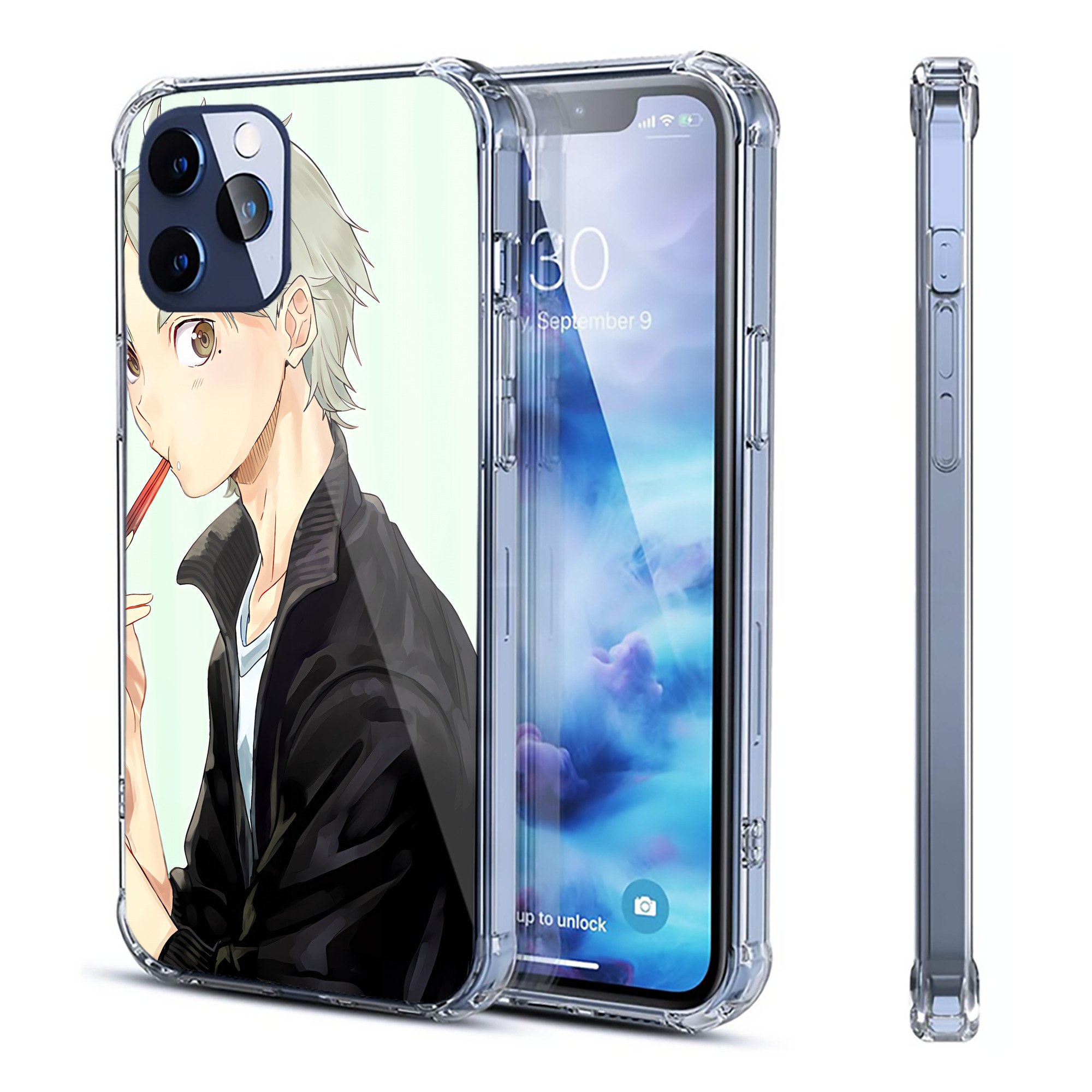 （画像用） ハイキュー!! Haikyu!! 【iPhone 12シリーズ対応】透明スマホケース（クリアソフトケース）